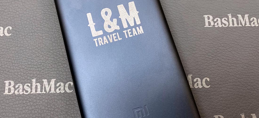 Гравировка на Power Bank