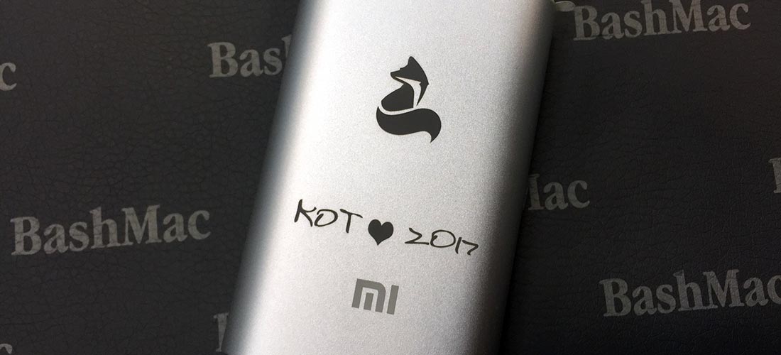 Гравировка на Power Bank